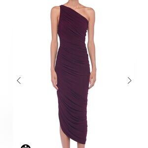 Norma Kamali Diana Gown size medium in plum color